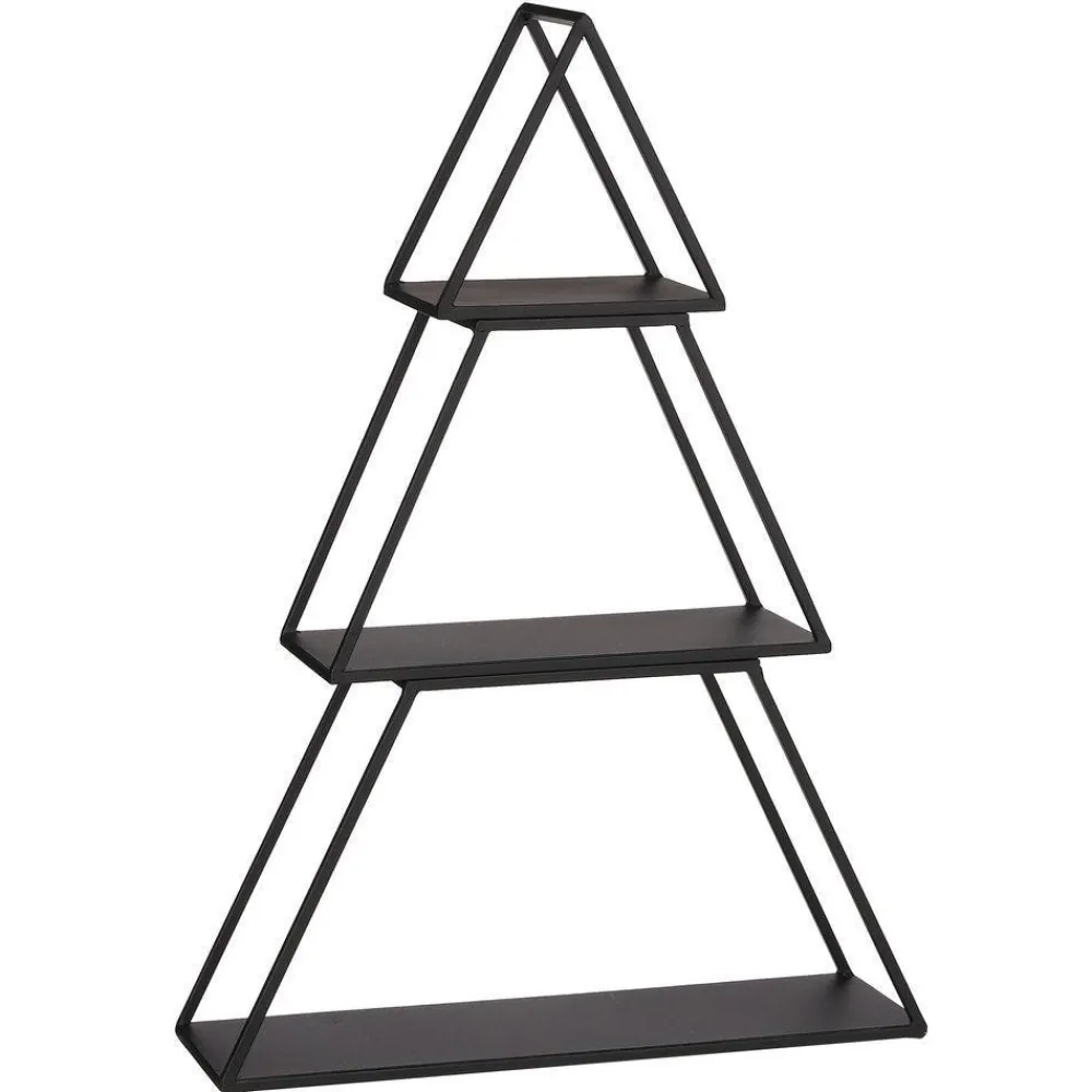 RETIF Baumregal Aus Schwarzem Metall In 3 Teilen 50X14X27 + 35X14X24 + 20X14X20Cm Cheap