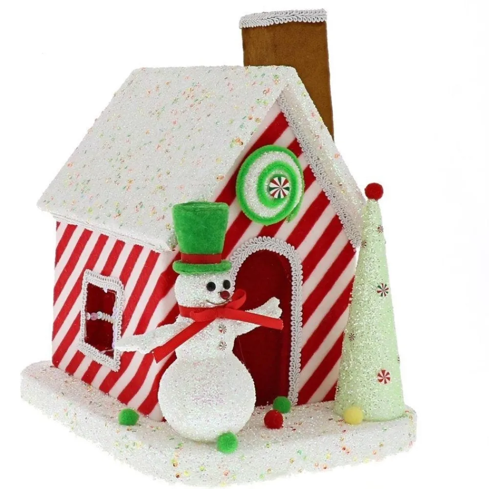 RETIF Candy-Haus Mit Schneemann 30 X 25 X 34 Cm Cheap
