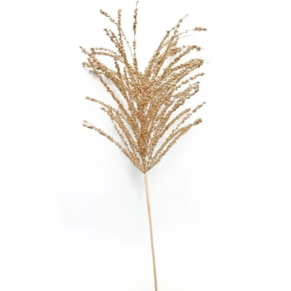 RETIF Laubstangel Mit Glitter Goldfarben H 63 Cm Best