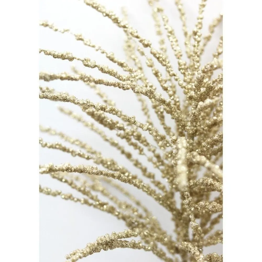 RETIF Laubstangel Mit Glitter Goldfarben H 63 Cm Best