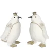 RETIF Pinguin Weis Und Goldfarben 23 X 18 X 31 Cm - 2 Mogliche Modelle Shop