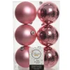 RETIF Unzerbrechliche Kugeln Glanzender Rosegold-Matt-Mix-Glitter O8Cm - Pro 6 Discount