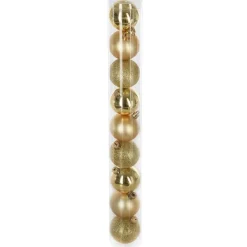 RETIF Weihnachtskugeln Gold Sortiert O6Cm - Pro 9 Outlet