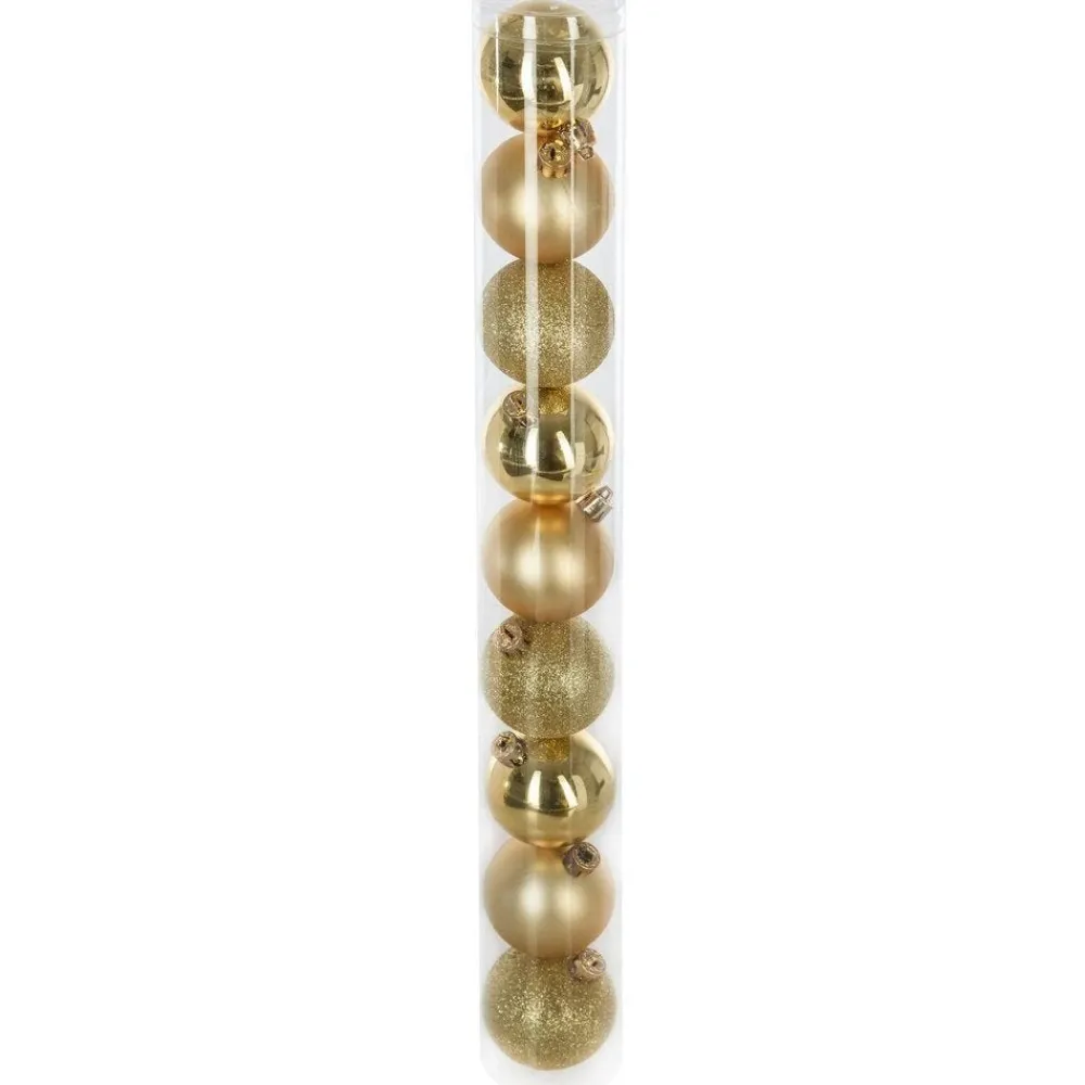 RETIF Weihnachtskugeln Gold Sortiert O6Cm - Pro 9 Outlet
