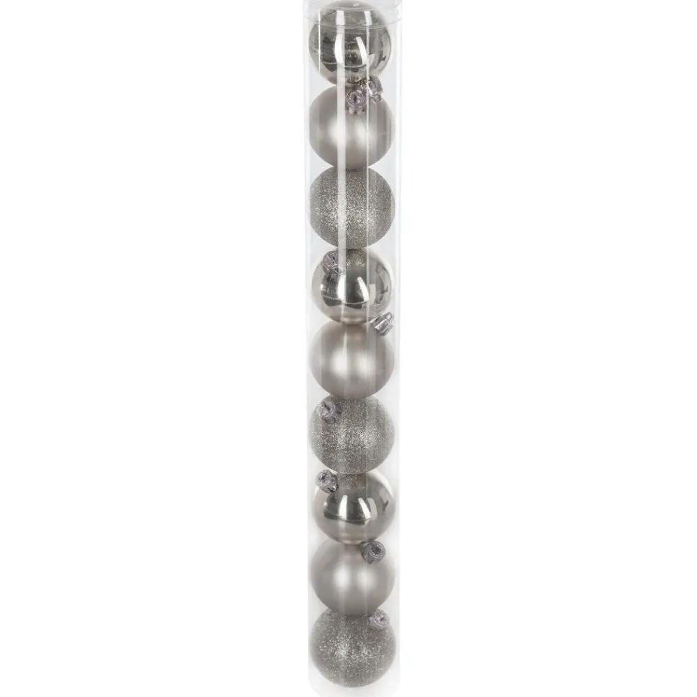 RETIF Weihnachtskugeln Sortiert Silbern O6Cm - Pro 9 Sale